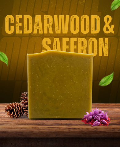 Cedarwood & Saffron Soap