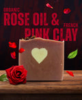 Natural rose petal soap bar for glowing skin – NIVRE Natural